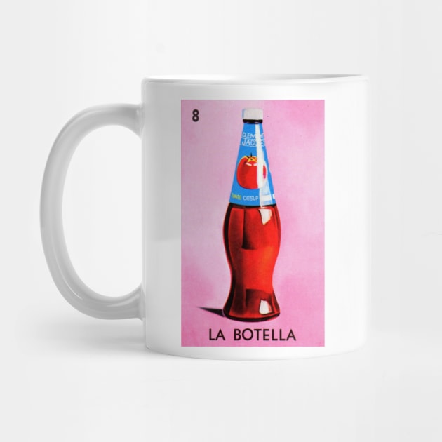 Loteria Mexicana Art - Mexican Lottery Gifts - Mexican Bingo La Botella by HispanicStore